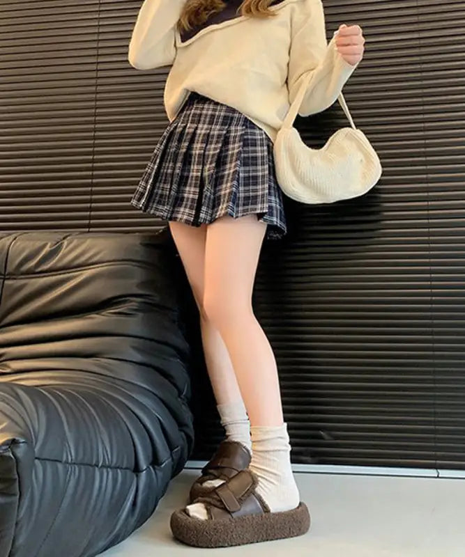 ファーサンダル 厚底 レトロボアサンダル - 80TONGTAI-022 サンダル・ミュール サンダル