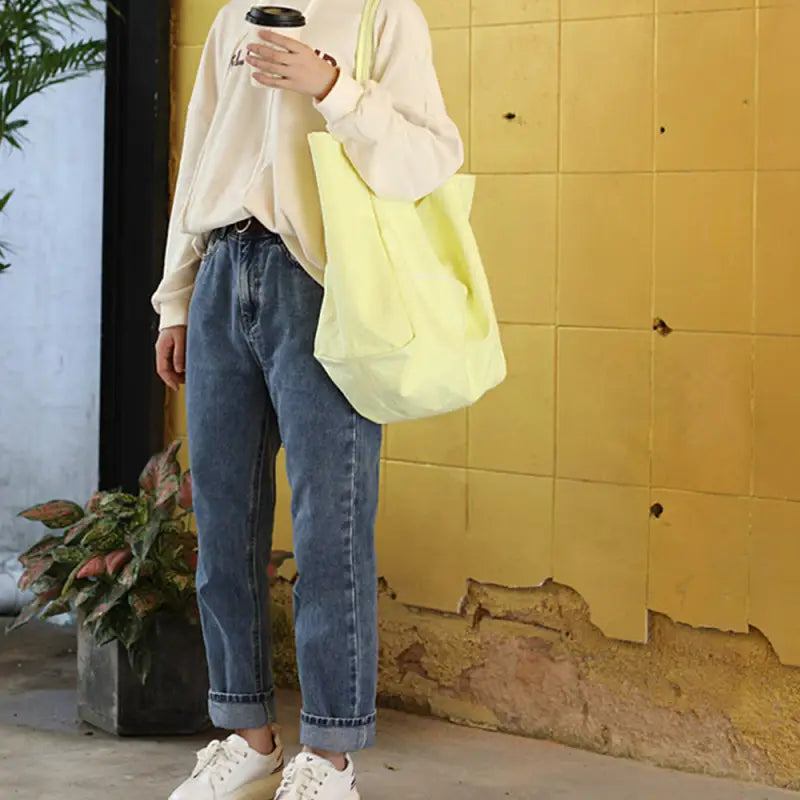 キャンバス-トートバッグ-レディース軽量