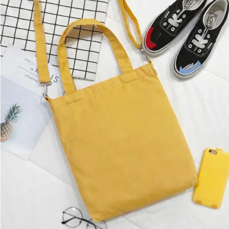 キャンバス-トートバッグ-2way-軽量