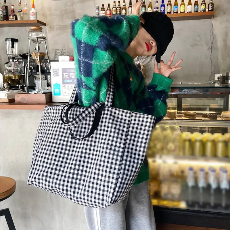キャンバス-トートバッグ-リバーシブル