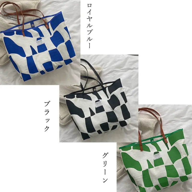 キャンバス-トートバッグ-a4-大容量