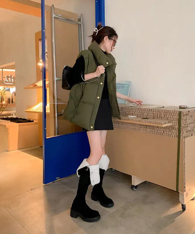 快適なニーハイブーツ