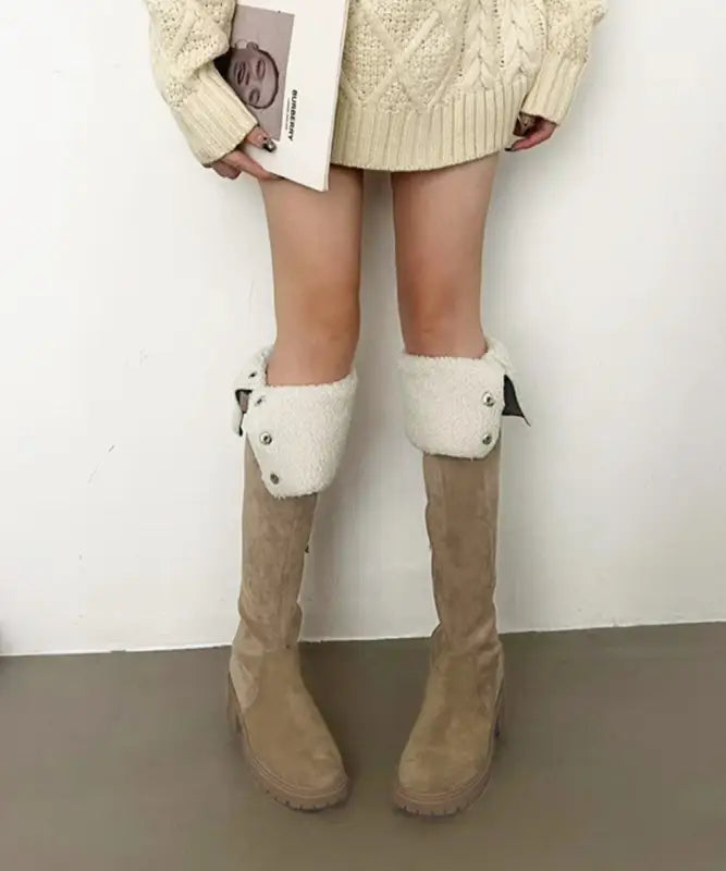 快適なニーハイブーツ