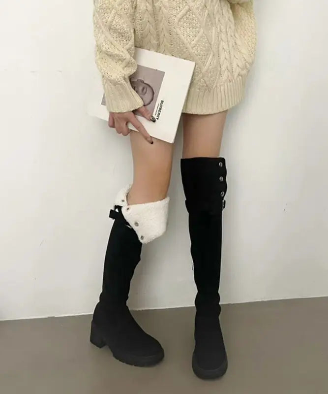 快適なニーハイブーツ