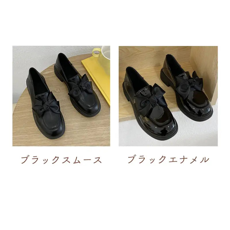 ローファー-レディース-韓国-学院風