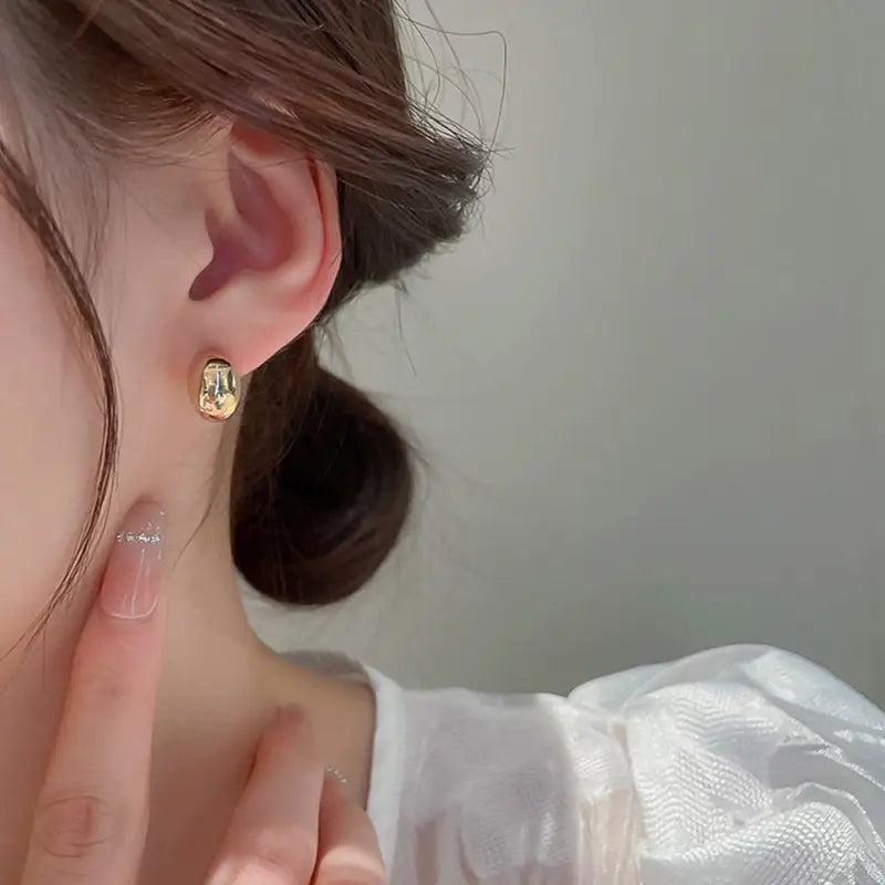 カシューナッツピアス-ミニピアス