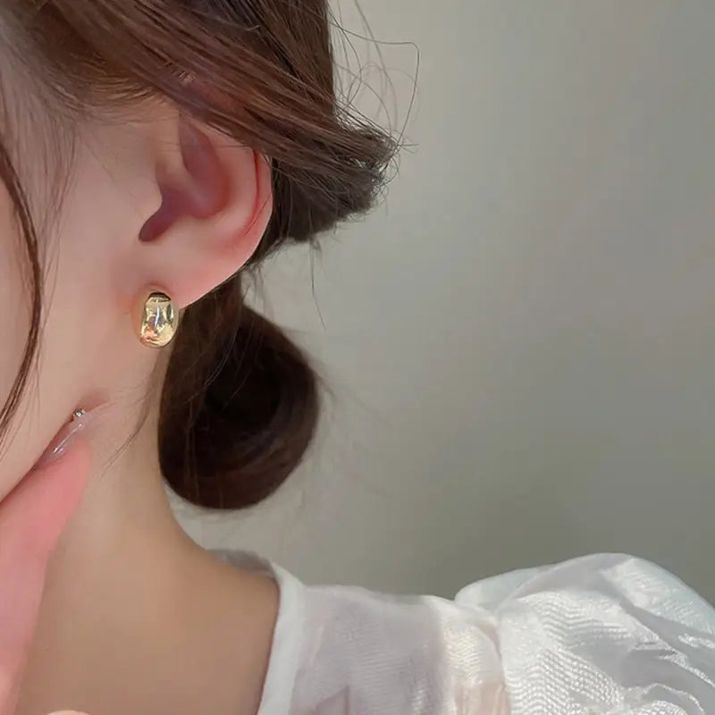 カシューナッツピアス-ミニピアス