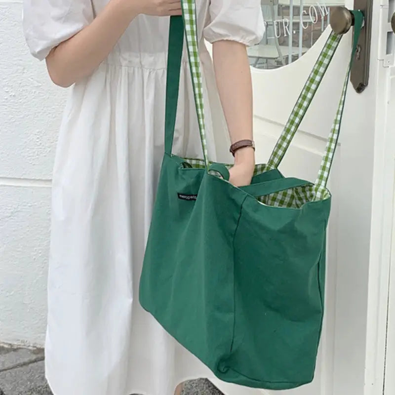 キャンバス-トートバッグ-リバーシブル