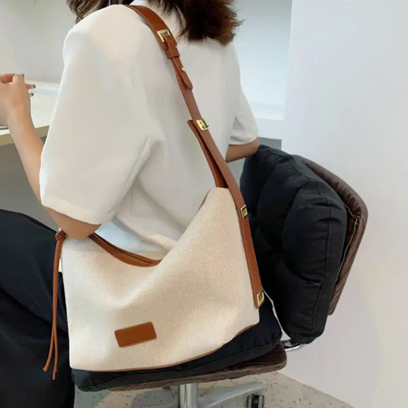 キャンバストートバッグ-ショルダーバッグ