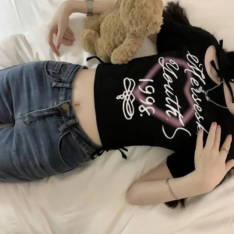 ロゴt-韓国-tシャツ-レディース-半袖