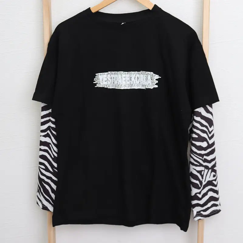 Tシャツ-レディース-トップス-重ね着風